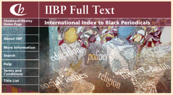 International Index to Black Periodicals