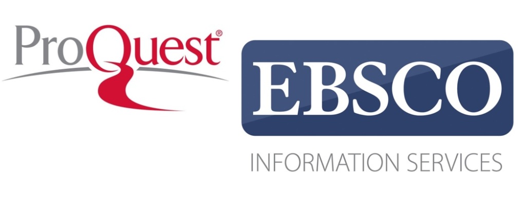 ProQuest and EBSCOhost logos